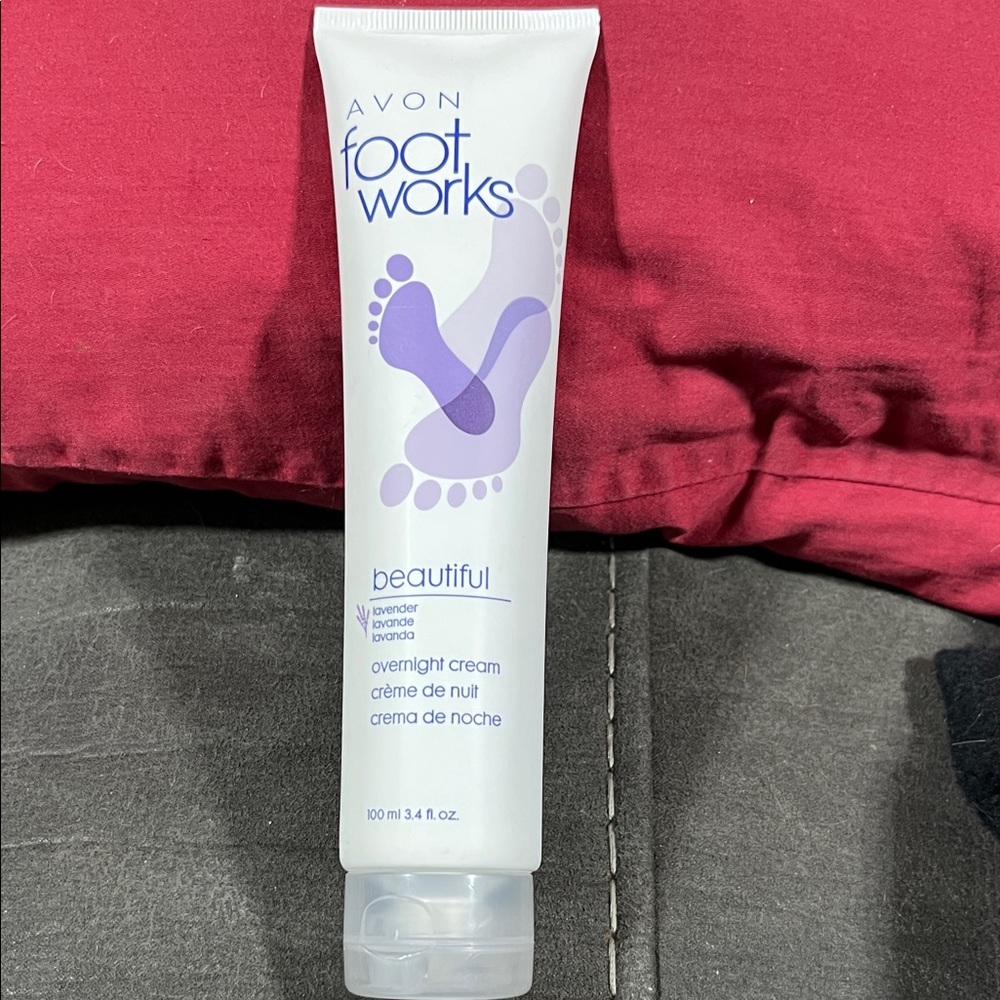Avon Foot Works Lavender Overnight Cream -